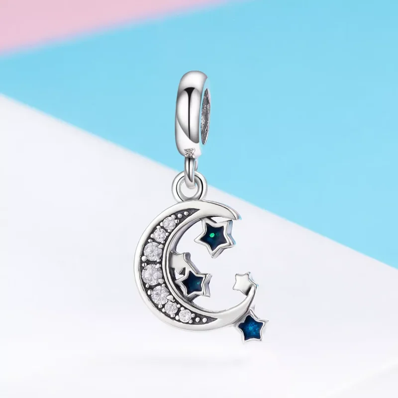 (resim) Pandora tarzı Parlak yıldızlar Sallantılı Charm - SCC639 - Görüntüle 5