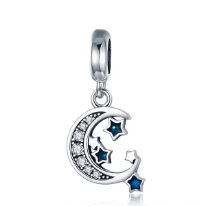 (resim) Pandora tarzı Parlak yıldızlar Sallantılı Charm - SCC639
