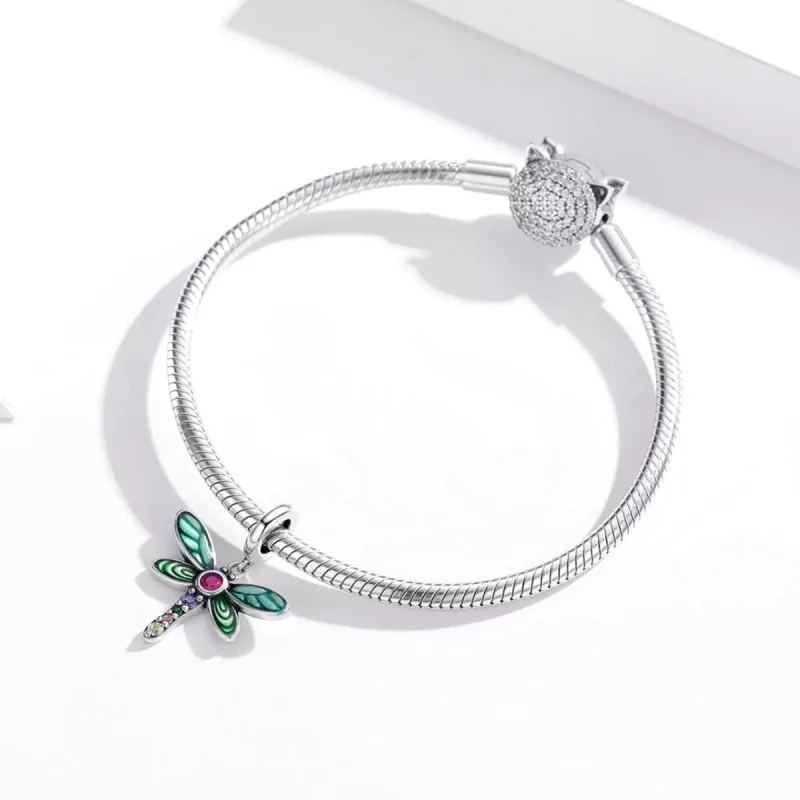 (resim) Pandora tarzı Parlak Yusufçuk Sallantılı Charm - SCC1706 - Görüntüle 3