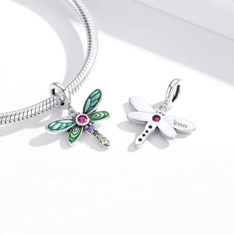 (resim) Pandora tarzı Parlak Yusufçuk Sallantılı Charm - SCC1706 - Görüntüle 4