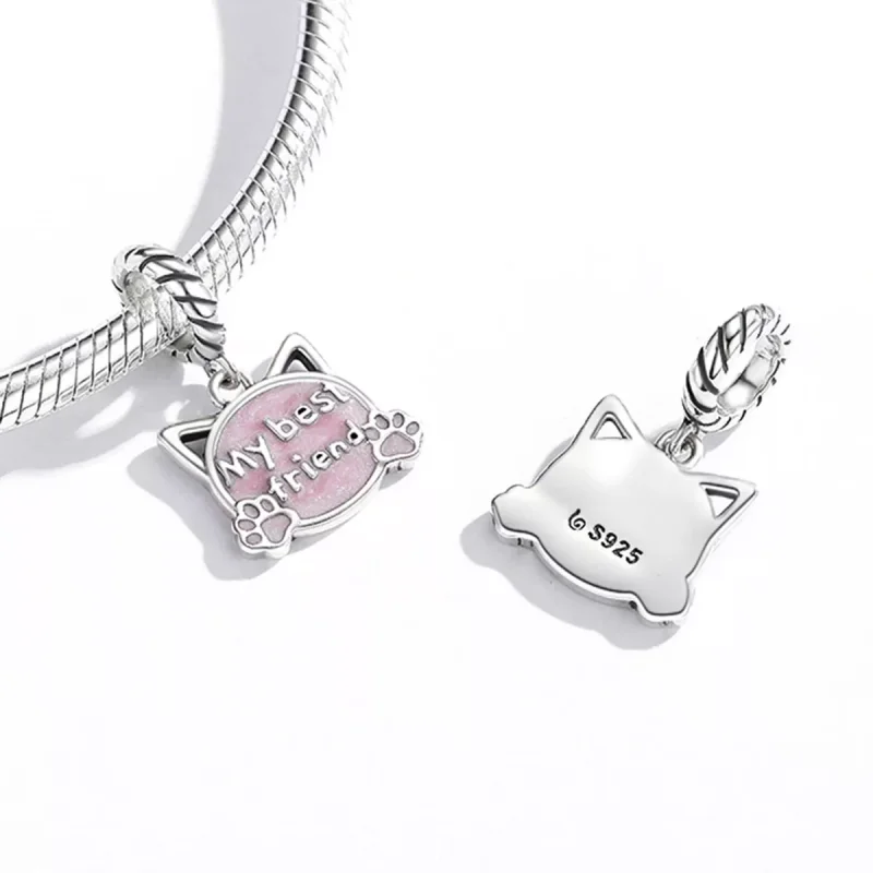 (resim) Pandora Tarzı Pembe Kedi Asma - BSC519 - Görüntüle 4