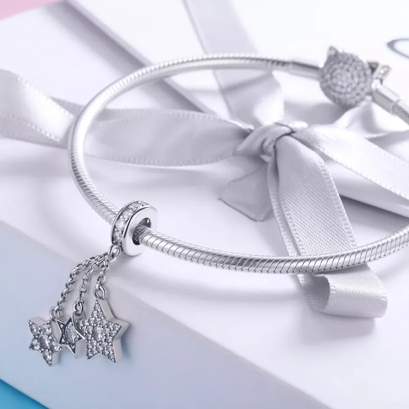 (resim) Pandora tarzı Pentagramlar Sallantılı Charm - SCC881 - Görüntüle 3