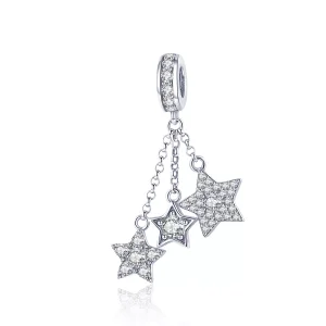 (resim) Pandora tarzı Pentagramlar Sallantılı Charm - SCC881