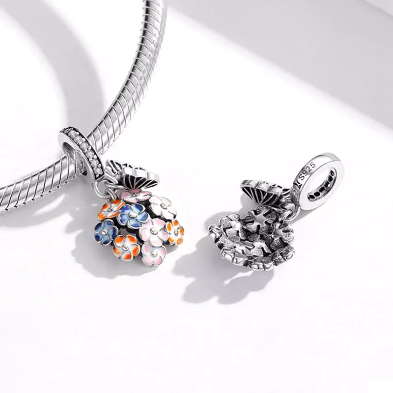 (resim) Pandora tarzı renkli bahçe Sallantılı Charm - SCC1702 - Görüntüle 4