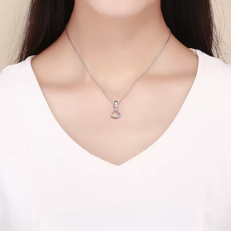 (resim) Pandora tarzı renkli kalp Sallantılı Charm - SCC896 - Görüntüle 5