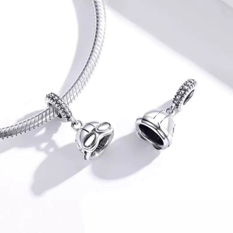 (resim) Pandora Tarzı Retro Kask Kolye - SCC1711 - Görüntüle 4