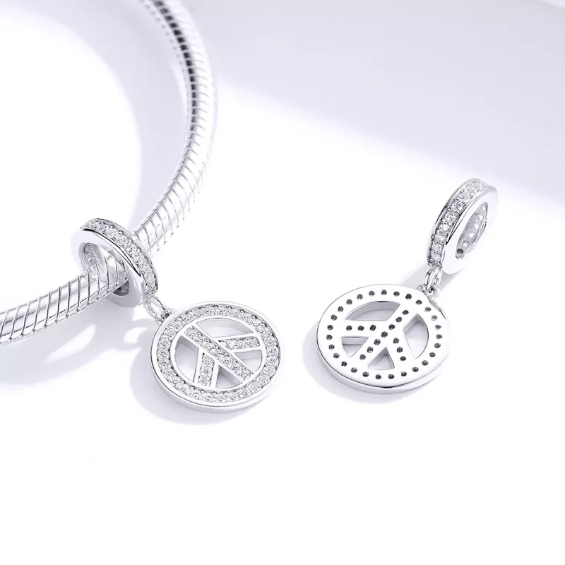 (resim) Pandora tarzı Savaşkarşıtı Sallantılı Charm - SCC1367 - Görüntüle 4