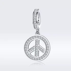 Pandora tarzı Savaşkarşıtı Sallantılı Charm - SCC1367 (resim) Pandora tarzı Savaşkarşıtı Sallantılı Charm - SCC1367