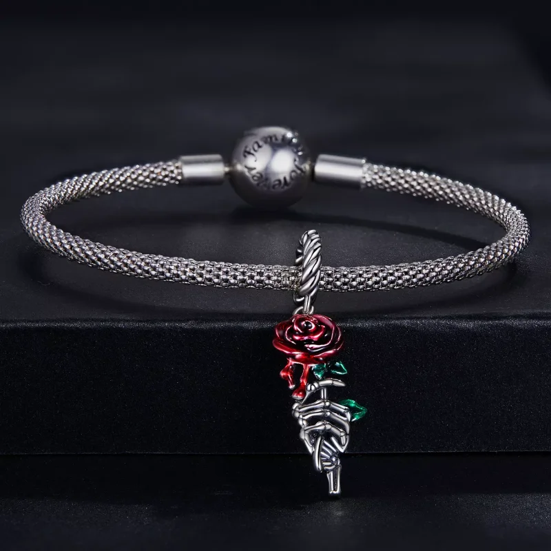 (resim) Pandora Tarzı Scarlet Gül Asma - SCC2404 - Görüntüle 3