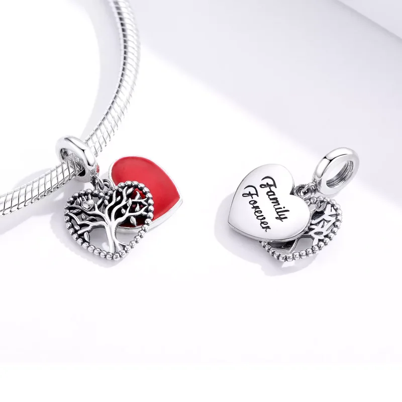 (resim) Pandora tarzı Sevgi Ağacı Sallantılı Charm - SCC1556 - Görüntüle 2