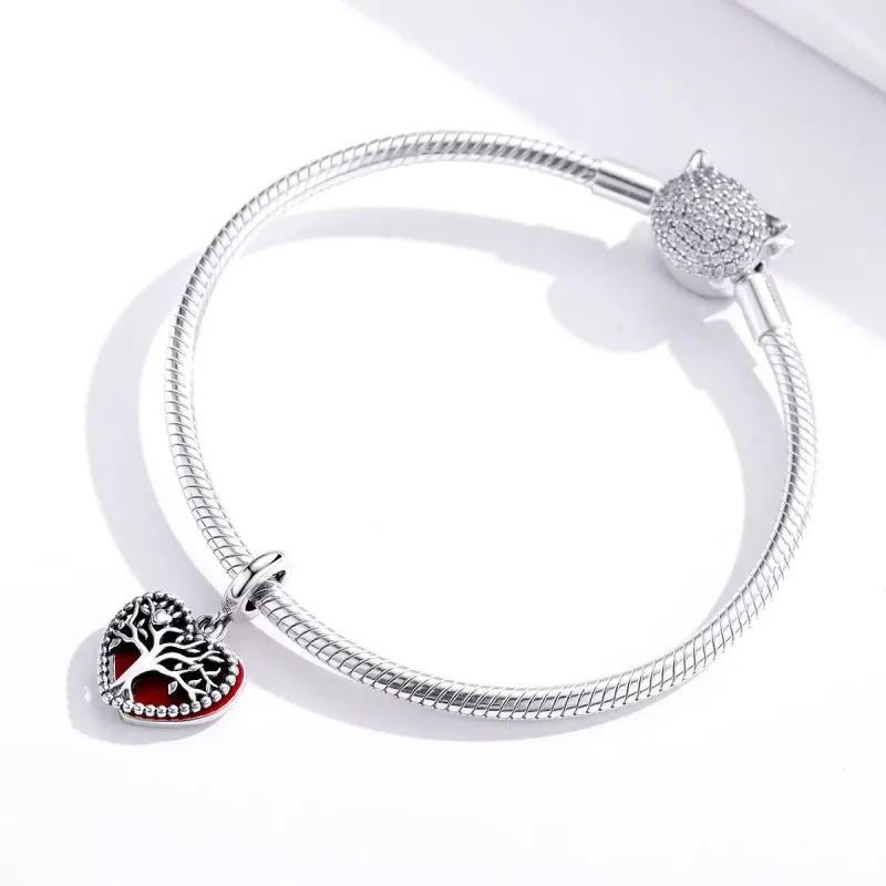 (resim) Pandora tarzı Sevgi Ağacı Sallantılı Charm - SCC1556 - Görüntüle 4