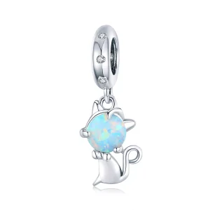 (resim) Pandora tarzı sevgili kedicik Sallantılı Charm - BSC235