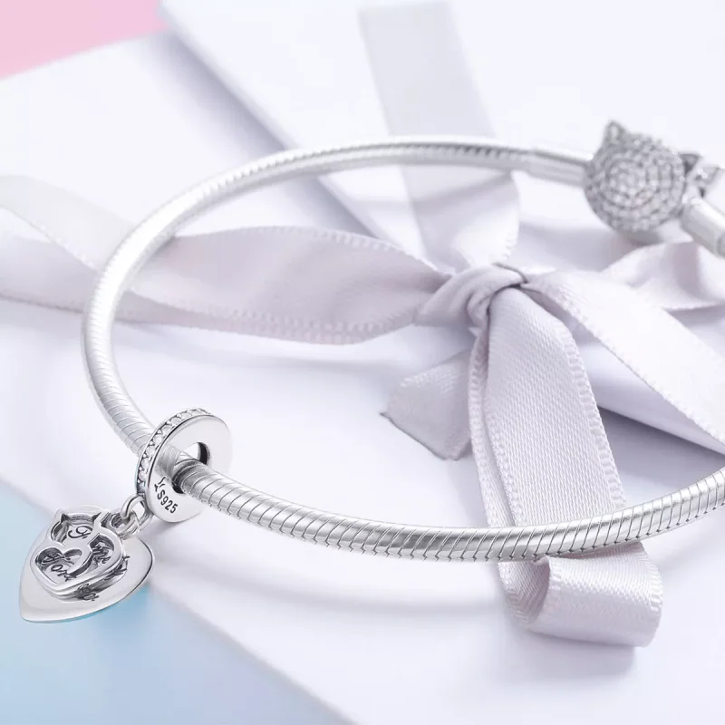 (resim) Pandora tarzı sevimli tembel hayvan Sallantılı Charm - SCC866 - Görüntüle 4