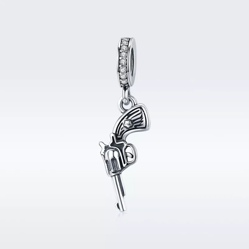 (resim) Pandora tarzı Tabanca Sallantılı Charm - SCC508 - Görüntüle 2