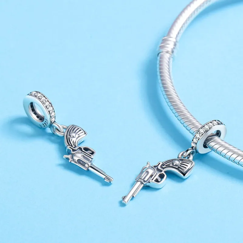 (resim) Pandora tarzı Tabanca Sallantılı Charm - SCC508 - Görüntüle 5