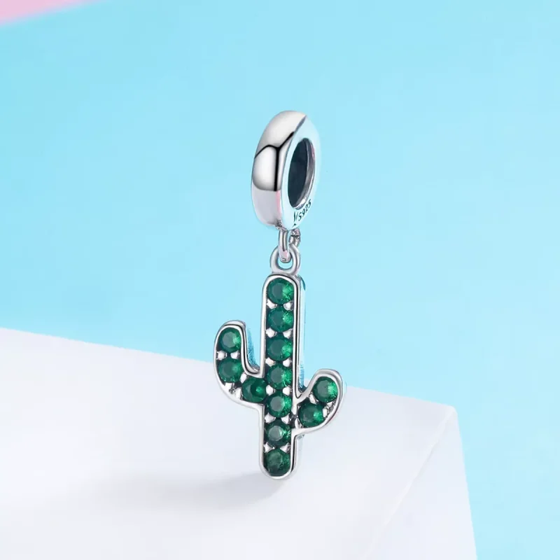 (resim) Pandora tarzı taze kaktüs Sallantılı Charm - SCC515 - Görüntüle 3