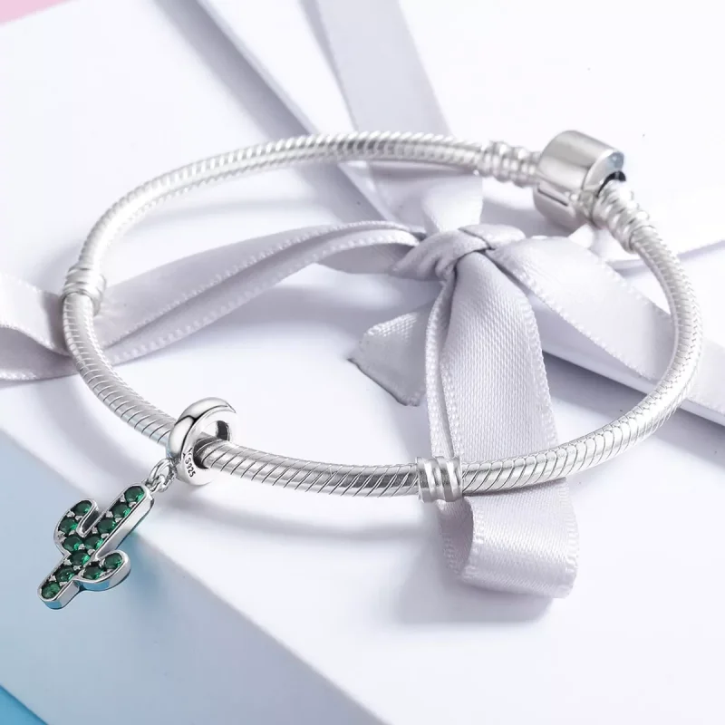 (resim) Pandora tarzı taze kaktüs Sallantılı Charm - SCC515 - Görüntüle 4