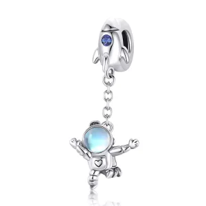 (resim) Pandora tarzı Uzay Gemisi ve Astronot Sallantılı Charm - SCC1695