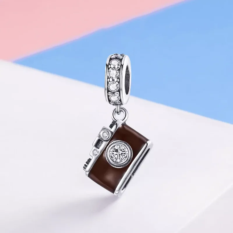 (resim) Pandora tarzı Vintage Dijital Kamera Sallantılı Charm - SCC953 - Görüntüle 2