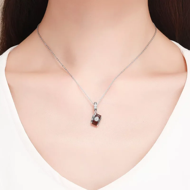 (resim) Pandora tarzı Vintage Dijital Kamera Sallantılı Charm - SCC953 - Görüntüle 5