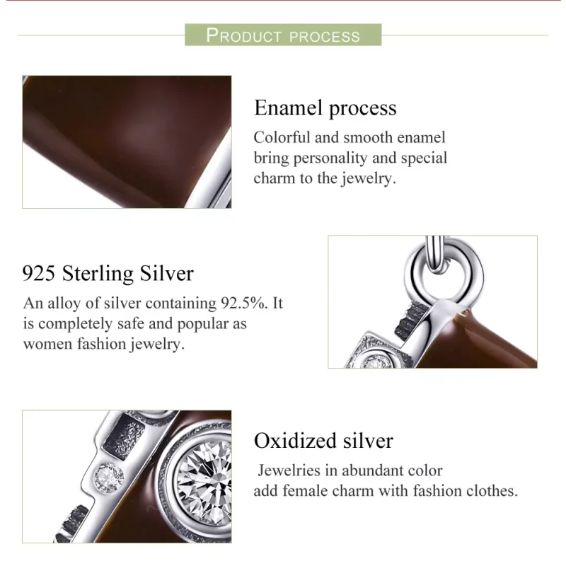 (resim) Pandora tarzı Vintage Dijital Kamera Sallantılı Charm - SCC953 - Görüntüle 7