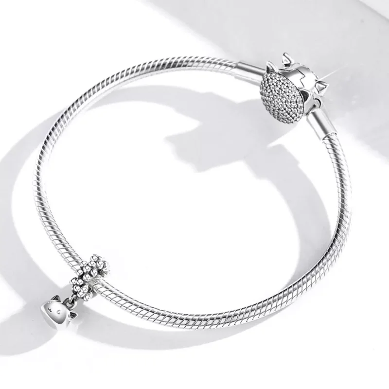 (resim) Pandora tarzı Yavru Kediyi Salla Sallantılı Charm - SCC1871 - Görüntüle 4