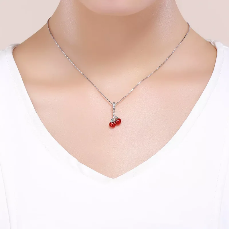 (resim) Pandora tarzı Yaz Kirazları Sallantılı Charm - SCC784 - Görüntüle 5