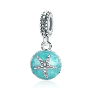 (resim) Pandora tarzı Yaz Stili Mavi Deniz Sallantılı Charm - SCC136