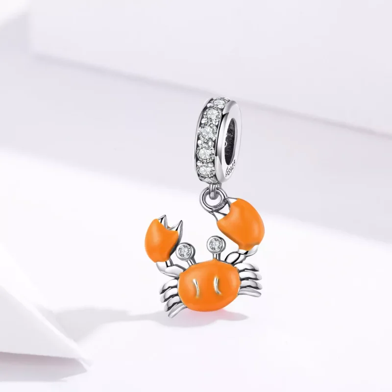 (resim) Pandora tarzı Yaz Yengeci Sallantılı Charm - BSC076 - Görüntüle 2
