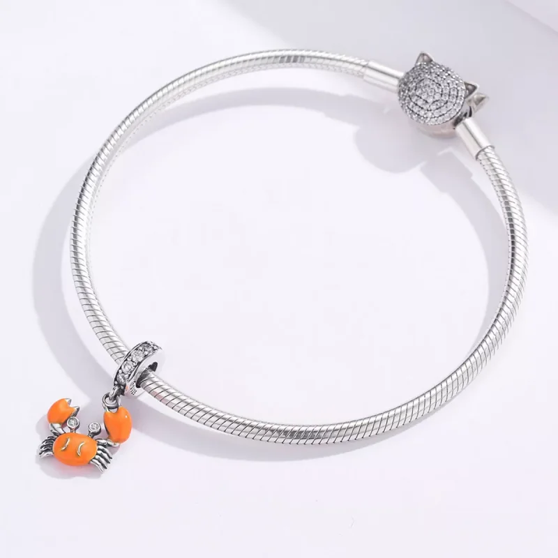 (resim) Pandora tarzı Yaz Yengeci Sallantılı Charm - BSC076 - Görüntüle 3