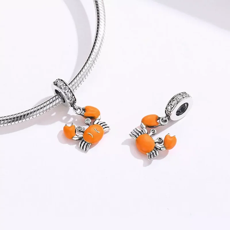 (resim) Pandora tarzı Yaz Yengeci Sallantılı Charm - BSC076 - Görüntüle 4