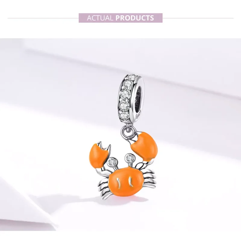 (resim) Pandora tarzı Yaz Yengeci Sallantılı Charm - BSC076 - Görüntüle 7