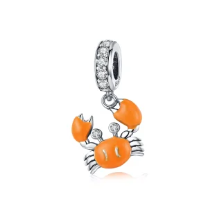 (resim) Pandora tarzı Yaz Yengeci Sallantılı Charm - BSC076