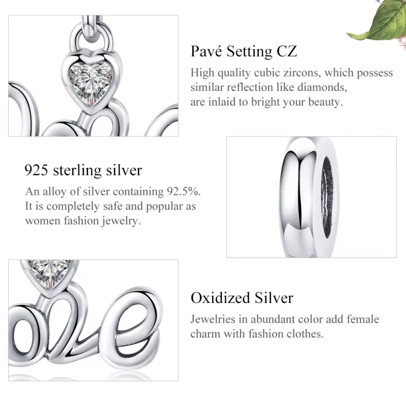 (resim) Pandora tarzı Yıldönümü 2020 Sallantılı Charm - SCC1354 - Görüntüle 6