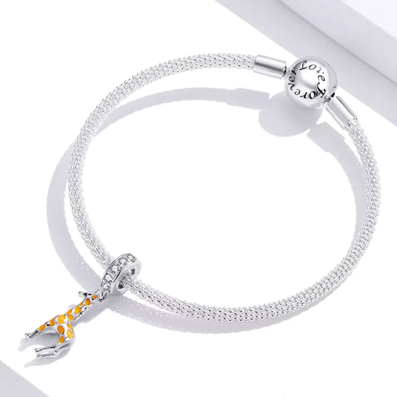 (resim) Pandora tarzı Zürafa Sallantılı Charm - BSC258 - Görüntüle 3