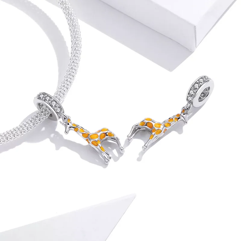 (resim) Pandora tarzı Zürafa Sallantılı Charm - BSC258 - Görüntüle 4