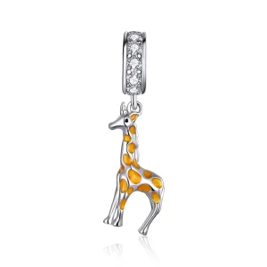 (resim) Pandora tarzı Zürafa Sallantılı Charm - BSC258