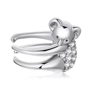 (resim) Pandora Stili Koala Kulak Klipsi - SCE1338