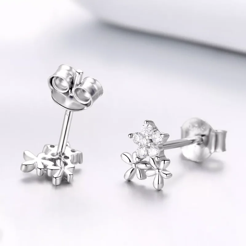 (resim) Pandora tarzı Gypsophila Çi̇vi̇ küpeler - BSE030 - Görüntüle 2