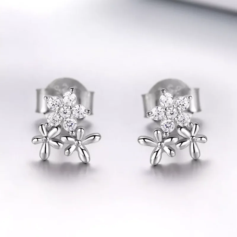 (resim) Pandora tarzı Gypsophila Çi̇vi̇ küpeler - BSE030 - Görüntüle 4