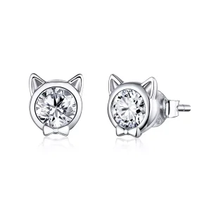 (resim) Pandora tarzı Şirin kedi Çi̇vi̇ küpeler - SCE899