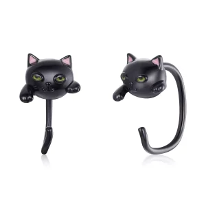 (resim) Pandora tarzı Kedi Çi̇vi̇ küpeler - SCE1125