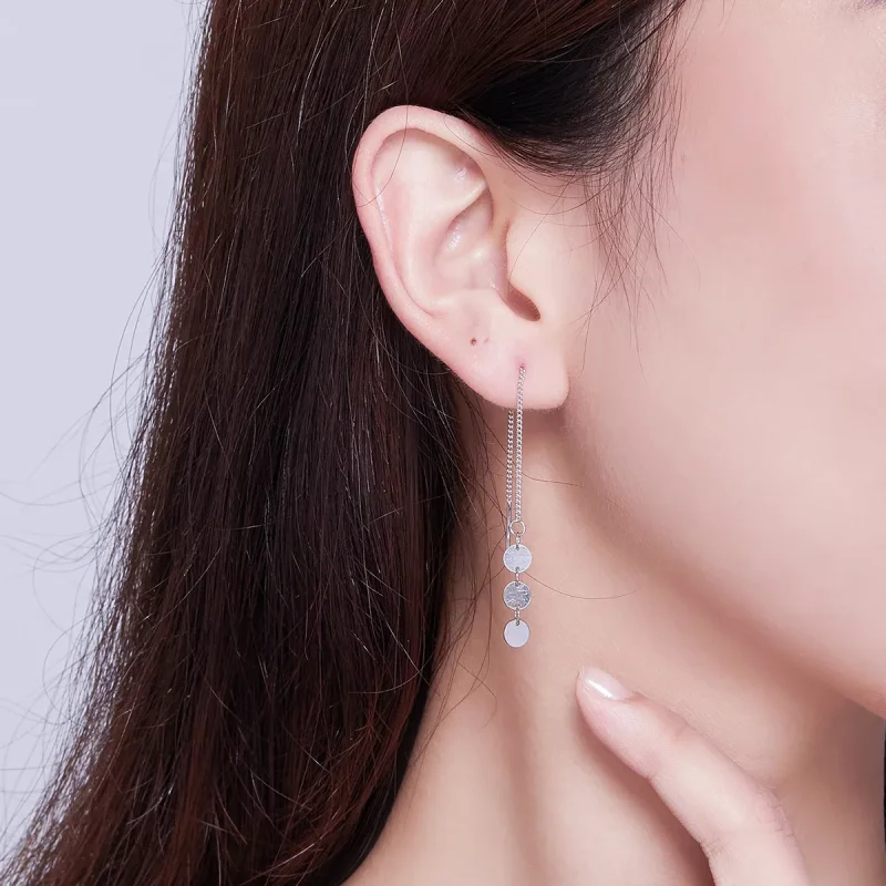 (resim) Pandora tarzı Pul Sallantılı Küpe - SCE687 - Görüntüle 5