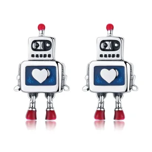 (resim) Pandora tarzı Robot Çi̇vi̇ küpeler - SCE477