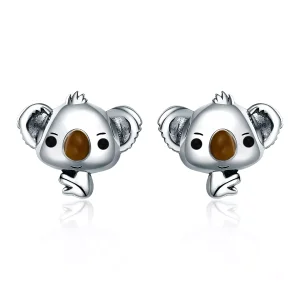 (resim) Pandora tarzı sevimli koala Çi̇vi̇ küpeler - SCE381