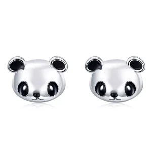(resim) Pandora tarzı sevimli panda Çi̇vi̇ küpeler - SCE386
