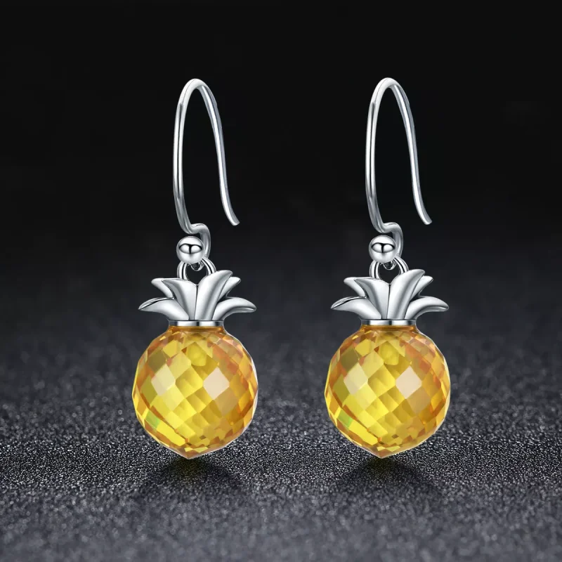 (resim) Pandora tarzı taze ananas Sallantılı Küpe - SCE265 - Görüntüle 3