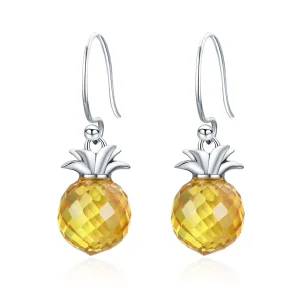 (resim) Pandora tarzı taze ananas Sallantılı Küpe - SCE265