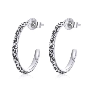 (resim) Pandora tarzı Vintage Çelenkler Çi̇vi̇ küpeler - SCE1129