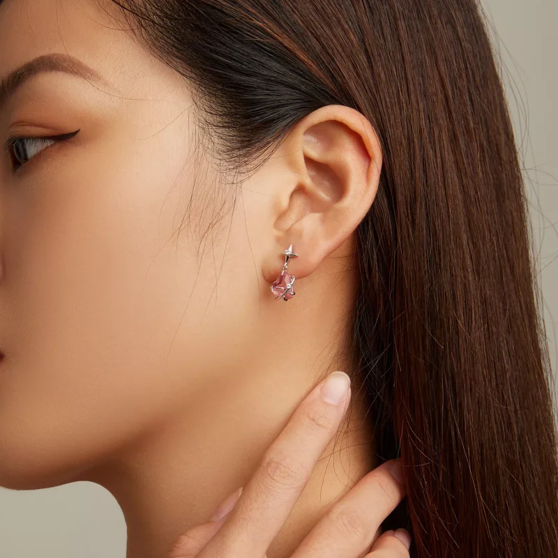 (resim) Pandora Stil Kız Gezegen Asılı Küpeler - SCE1502 - Görüntüle 6